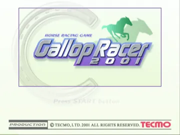 Gallop Racer 2001 screen shot title